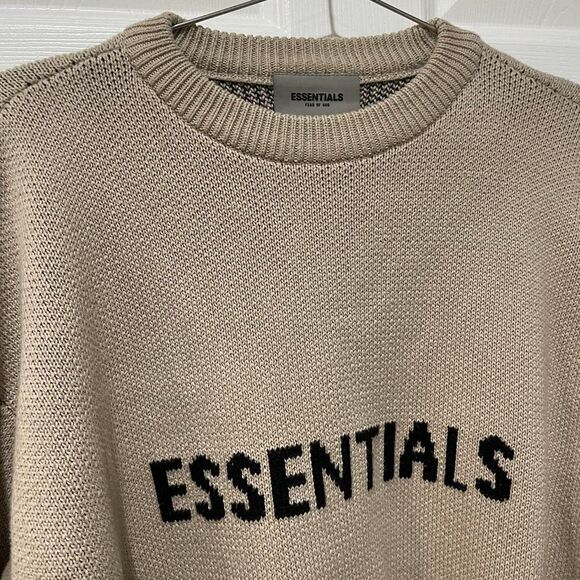 Essentials Women's Cream and Tan Jumper - Picture 2 of 6